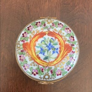 *SOLD* Limoge Box with Clock